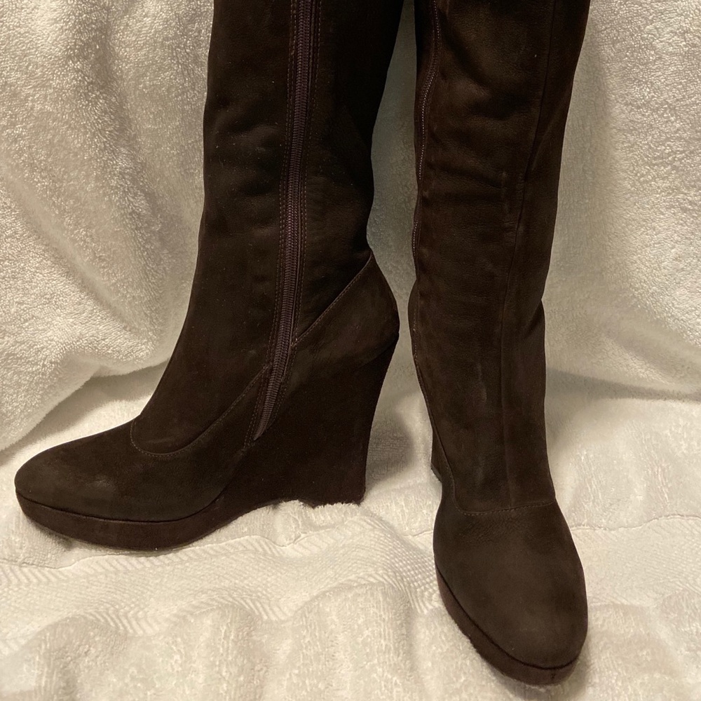 Dark chocolate brown High heel boots